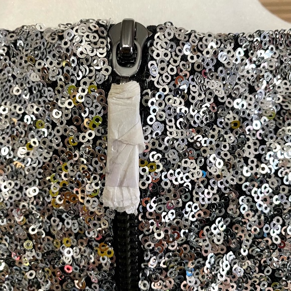 NWT Nue by Shani dress with sparkle chest & sleeves - Picture 7 of 12